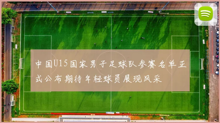 中国U15国家男子足球队参赛名单正式公布期待年轻球员展现风采